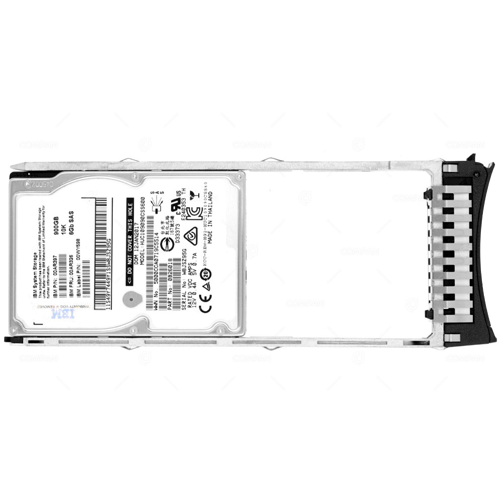 00AR326  IBM HDD 900GB 10K SAS 6G 2.5" SFF FOR IBM STORWIZE V7000